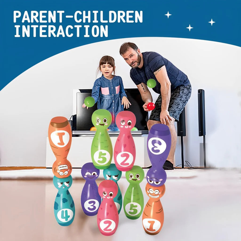 Cute Expression Bowling Game Toy for Kids