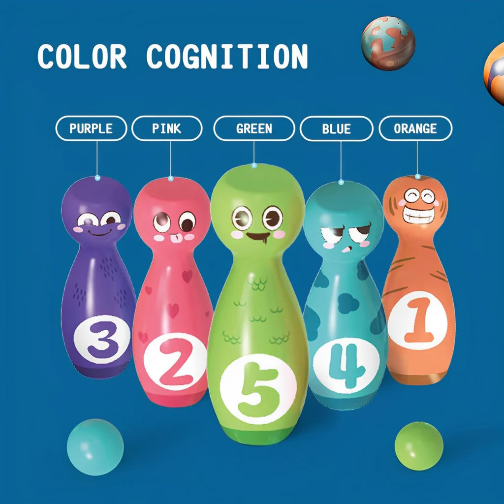 Cute Expression Bowling Game Toy for Kids